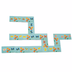 DAM Jeu de papillons 3 en 1 : Jeu de pêche - Domino - Mémo - Vue supplémentaire 8