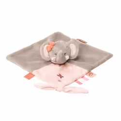 Doudou éléphant - NATTOU - Adèle&Valentine - Rose - Bébé - Mixte - 0 mois - Naissance