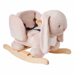 Bascule Lapin Beige NATTOU - Alice & Pomme - Blanc - Mixte - 65x34x45 cm - Enfant
