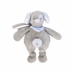 Nattou Mini musical chien Toby, Peluche chien, Sonore