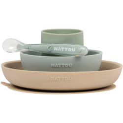 NATTOU Tableware Set of 4 Pieces Green 4 pcs