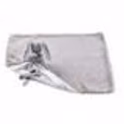 NATTOU Doudou couverture Supersoft Lapidou - 100% polyester - Gris pineapple + blanc SBD