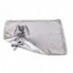 NATTOU Doudou couverture Supersoft Lapidou - 100% polyester - Gris pineapple + blanc SBD
