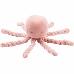 NATTOU Doudou Pieuvre Lapidou - 23 cm - 100% polyester - Rose