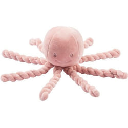 NATTOU Doudou Pieuvre Lapidou - 23 cm - 100% polyester - Rose