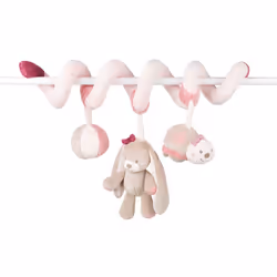 Nattou Spirale, Garçon/Fille, Polyester, Rose