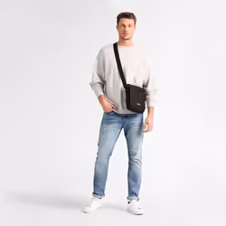Eastpak Flex Nylon Noir Sac à bandoulière