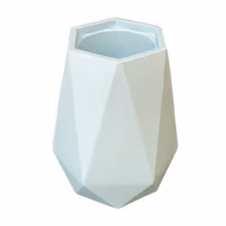Moule Jesmonite Silicone 10x8cm Vase à Facettes