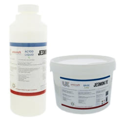 Jesmonite AC 100 - Liquide de base 1 l + Base poudre 25 kg