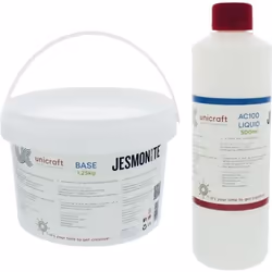 Jesmonite AC 100 - Liquide de base 500 ml + Base poudre 125 kg