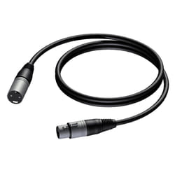 PROCAB CAB901 câble audio 1,5 m XLR Noir