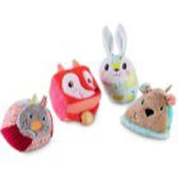 Lilliputiens Set of 4 Textile Shapes Forest 4 pcs