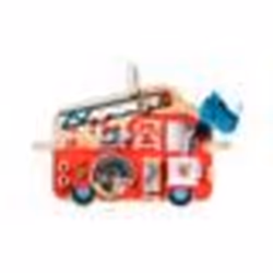 Panneau d activités Lilliputiens Camion de pompiers