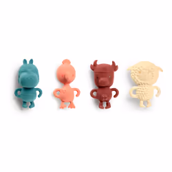 Lilliputiens Hochet - Yvon hochet multisensoriel ECO - blanc crème - 11cm - Vue supplémentaire 8