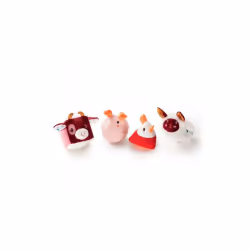 Lilliputiens Set of 4 Textile Shapes Farm 6 m+ 4 pcs