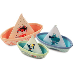 Lilliputiens Bathtub Boats 6m+ Jungle 3 pcs
