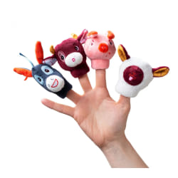 Jeu d éveil Lilliputiens Ferme Marionnettes à doigts