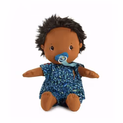 Poupon Sasha - Lilliputiens - Marron - Lavable en machine - 36cm