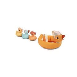 Maman canard et ses canetons