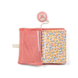 Album photo - LILLIPUTIENS - 83637 - Rose - Format 14 x 18 cm - Tissu tout doux