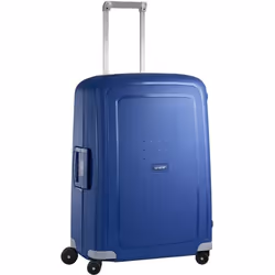 Valise rigide - Samsonite - SCure - 81 cm - Bleu foncé - Cadenas TSA - 4 roulettes