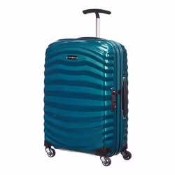Samsonite Lite-Shock Spinner, Chariot, Bleu, Petrol Blue, Cabine, Polypropylène (PP), 4 roue(s)