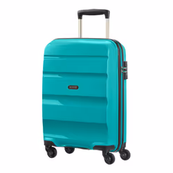 American Tourister Bon Air, Roue, Turquoise, Small, Polypropylène (PP), 4 roue(s), Roulette pivotante