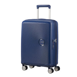 American Tourister Spinner Expandable Valise Casque à coque dure Marine 35,5 L Polypropylène (PP)