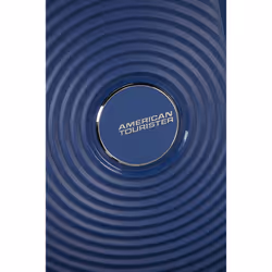 American Tourister Spinner Expandable Valise Casque à coque dure Marine 35,5 L Polypropylène (PP)