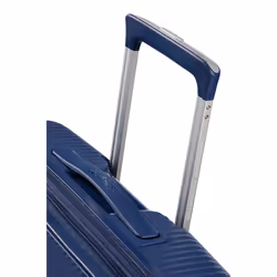 American Tourister Spinner Expandable Valise Casque à coque dure Marine 35,5 L Polypropylène (PP)
