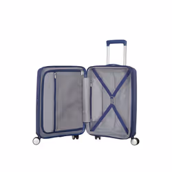 American Tourister Spinner Expandable Valise Casque à coque dure Marine 35,5 L Polypropylène (PP) - Vue supplémentaire 7