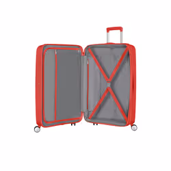American Tourister Spinner Expandable Valise Casque à coque dure Rouge 71,5 L Polypropylène (PP)