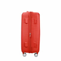 American Tourister Spinner Expandable Valise Casque à coque dure Rouge 71,5 L Polypropylène (PP)