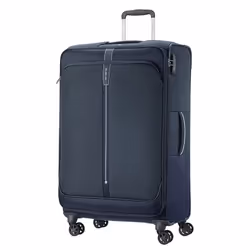 Samsonite Popsoda, Roue, Bleu, Polyester, 4 roue(s), Roulette pivotante, Serrure avec fonction TSA