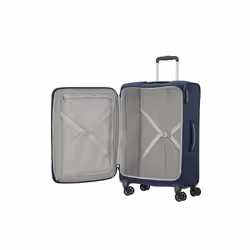Samsonite Popsoda Roue Bleu 105 L Polyester