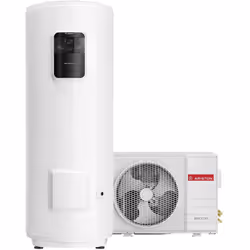 Ariston Nuos Split Inverter WiFi, Système split, Pompe à chaleur géothermique, refroidir, chauffage, Blanc, Tactile, R134A
