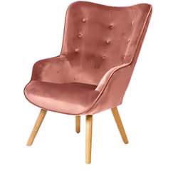Découvrez le summum du chic avec le Fauteuil en Velours Rose de Fornord. Conçu pour ceux qui ne se contentent pas de moins qu ...