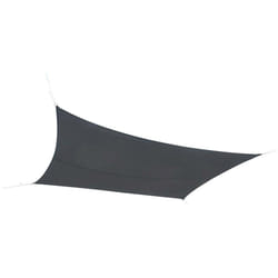 Fornord - Voile d'ombrage 4x3 m anthracite - Gris foncé