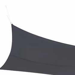 Fornord - Voile d'ombrage 4x3 m anthracite - Gris foncé