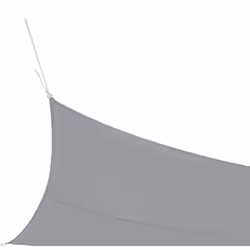 Voile d'ombrage 4x3 m gris clair