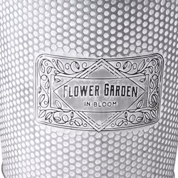 Fornord - Lot de 3 cache pots seau métal Bloom - Gris