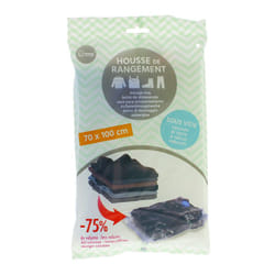 Home Equipement - Housse de rangement sous vide 70x100cm 28753 pour Aspirateur