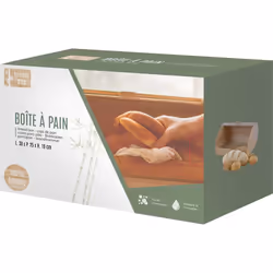 Préservez la fraîcheur de vos pains tout en apportant une touche d'élégance à votre cuisine avec la Boîte à Pain en Bambou si ...