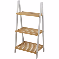 Introduisez une touche de raffinement et de fonctionnalité dans votre intérieur avec l’Étagère Pyramide 3 Niveaux Beige d'Atm ...