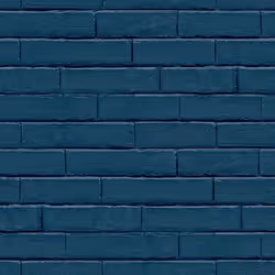 Cette collection Good Vibes de la marque Noordwand, avec du papier peint à motif de mur de briques bleues, est connue pour se ...