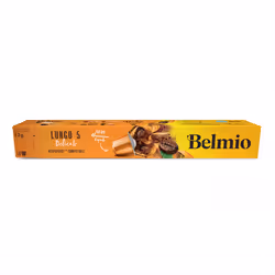 Belmio Lungo Delicato, Capsule de café, Lungo, Torréfaction légère, Nespresso, 10 tasses, Boîte