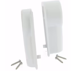 Jeu de caches pour stores Thule blanc Longueur 129mm - Largeur 45mm - Hauteur 127mm.Blanc.Vendu la paire. Coloris : Blanc Lon ...