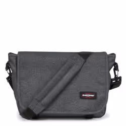 Eastpak Jr Black Denim, Sac à bandoulière, Noir, Fermeture à glissière, 2 pochettes, 2 pochettes, Noir