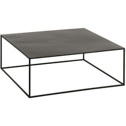 J-Line Table De Salon Carree Metal Noir