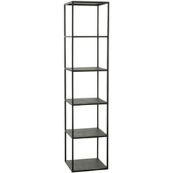J-Line Etagere 6 Niveaux Metal Noir